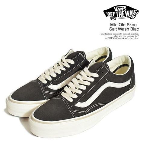 【VANS】 MET/オールドスクール ★ SALT WASH BLACK MTE Old Skool - Salt Wash Black – The Waiting Room