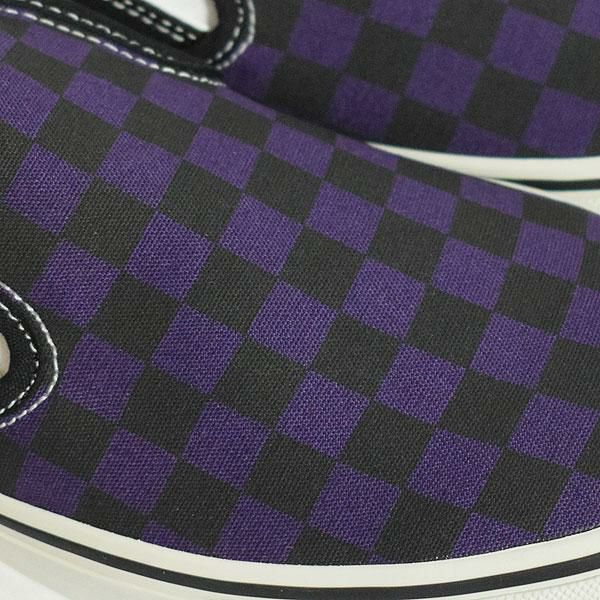 【VANS】 ヴァンズ CLASSIC SLIP-ON POP CHK GRAPE 国内発送 VANS】 ヴァンズ CLASSIC SLIP-ON スリッポン VN000D6B11E POP