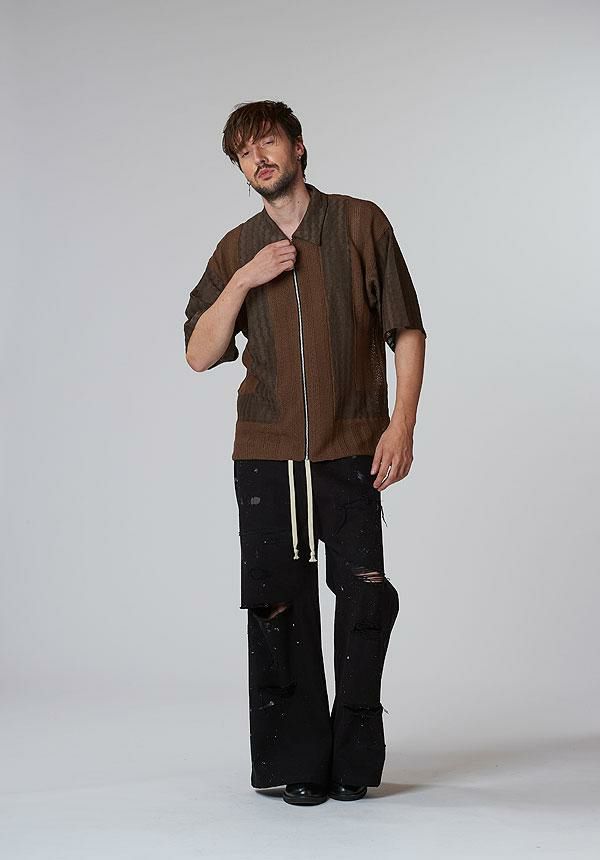 NO ID. ノーアイディー チェンジングニットシアーBIG-SH BLZ