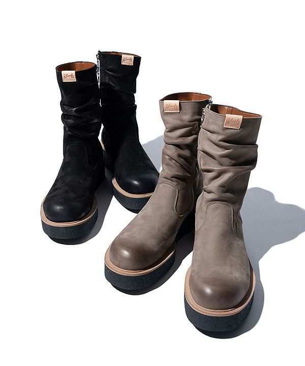 【さくら】glamb daldry boots ペコスブーツ 25cm glamb グラム Drape Work Boots