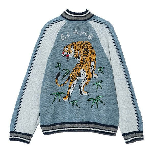 glamb グラム GB0122/JKT05 カリフォルニアスカジャケット 2025 秋 先行予約 10月下旬～11月上旬入荷予定 glamb グラム Knit Ska