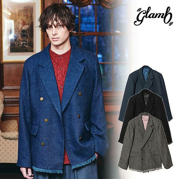2025 秋 先行予約 10月下旬〜11月上旬入荷予定 glamb グラム Damage Tailored Jacket ジャケット キャンセル不可 atfjkt 000000122106-01-xl.jpg?t=