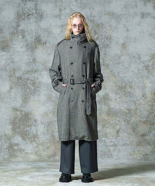 2025 秋 先行予約 11月下旬〜12月上旬入荷予定 glamb グラム Big Trench Coat コート 送料無料 キャンセル不可 atfjkt 2025 秋 先行予約 11月下旬～12月上旬入荷予定 glamb グラム Big