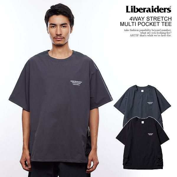 Liberaiders リベレイダース 4WAY STRETCH MULTI POCKET TEE