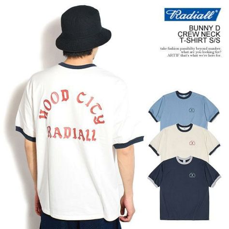 RADIALL ラディアル BUNNY D - CREW NECK T-SHIRT S/S