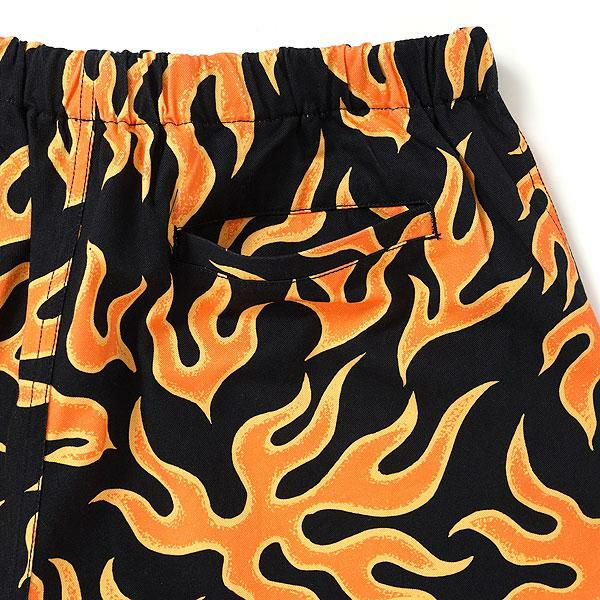 【新品】CHALLENGER チャレンジャー FIRE SHORTS M CHALLENGER / FIREBALL SHORTS -Black-