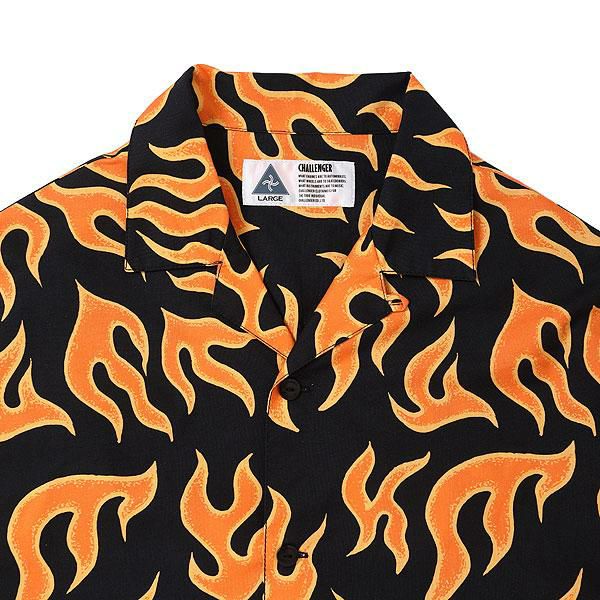 s*n様 CHALLENGER チャレンジャー　フレイム　ファイア　tシャツ 2 CHALLENGER/チャレンジャー S/S FIRE SHIRT/ファイヤーシャツ