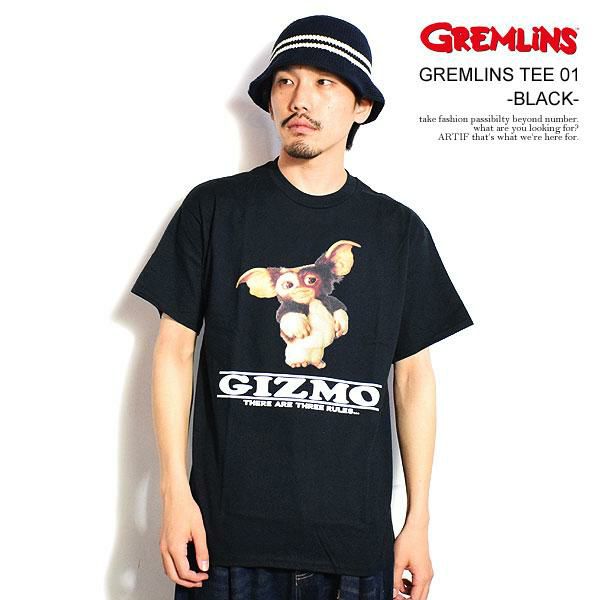 未使用 Tシャツ Sサイズ ブラック　タグ付　グレムリン Amazon | 映画 グレムリン モグワイ ギズモ 黒 プリント Tシャツ