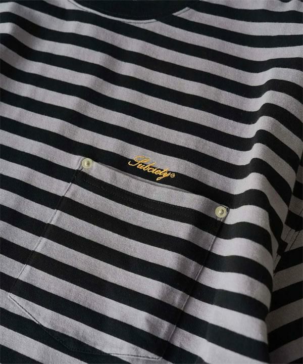 SUBCIETY サブサエティ Heavy oz. border tee