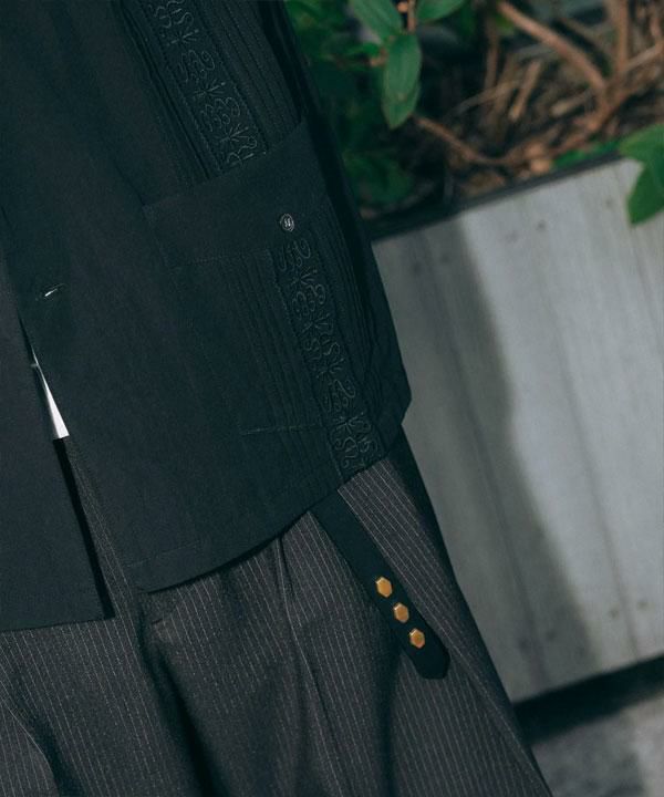 F.A.T. Garcia キューバシャツ セットアップ　ブラックtitch SUBCIETY サブサエティ Cuba shirt
