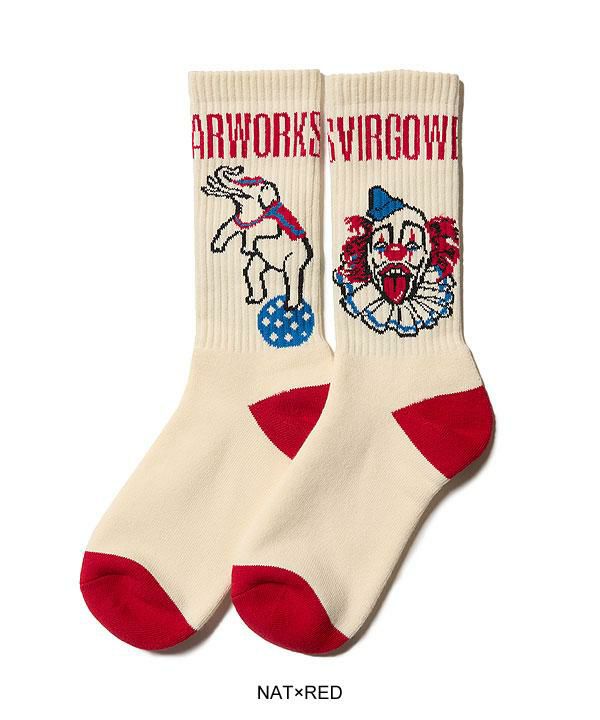 ヴァルゴウェアワークス VIRGOwearworks ヴァルゴウェアワークス PIERROT INK SOCKS