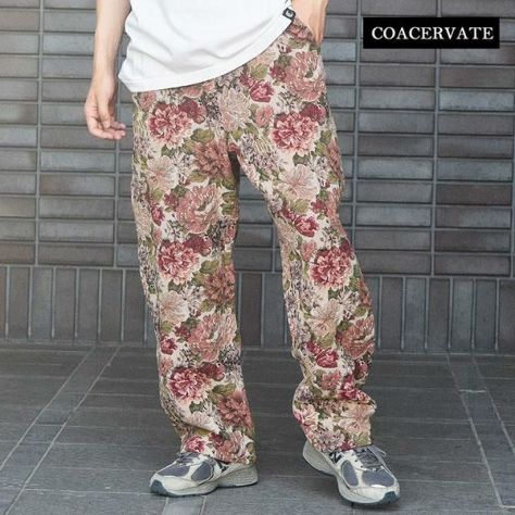 COACERVATE コアセルベート WIDE STRAIGHT BOTANICAL GOBELIN PANTS