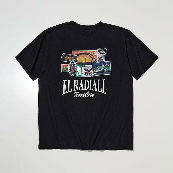 RADIALL ラディアル HOOD CITY - CREW NECK T-SHIRT S/S