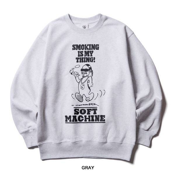 SOFTMACHINE ソフトマシーン MY THING SWEAT(CREW NECK SWEAT)