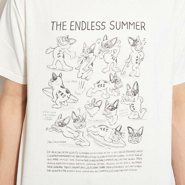 The Endless Summer エンドレスサマー TES 8812 BUHI SKETCH T-SHIRT