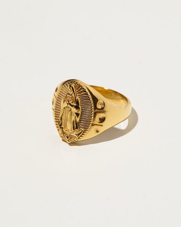 RADIALL ラディアル CRADLE - PINKY RING -GOLD PLATED-