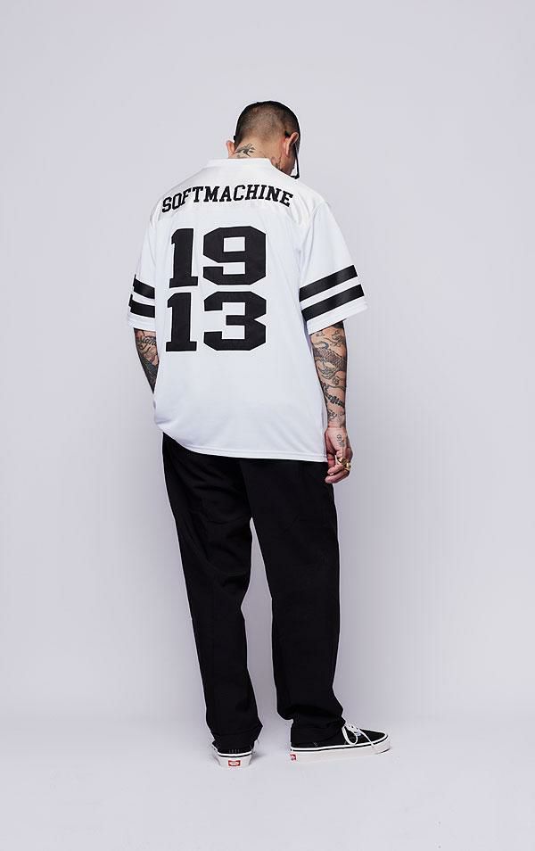 SOFTMACHINE BLADES SHIRTS S/S お値下げいたします！ SOFT MACHINE(ソフトマシーン) / 半袖シャツ/XL/レーヨン/CML/SM