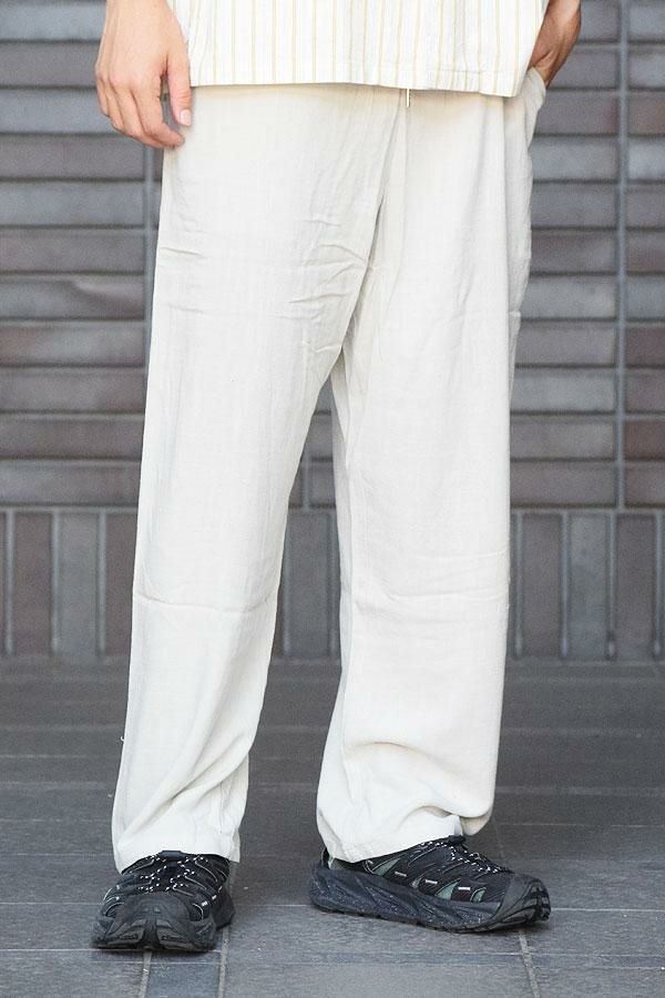 Cruisin クルージン ARTIF Original】 Cruisin' クルージン LINEN WIDE EASY PANTS