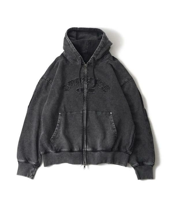 SUBCIETY サブサエティ Double zip hoodie