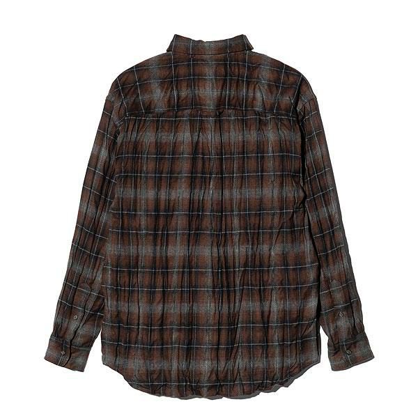 2025 冬 先行予約 11月下旬〜12月上旬入荷予定 glamb グラム Wrinkle Flannel Shirt シャツ 送料無料 キャンセル不可 atftps 2025 冬 先行予約 11月下旬～12月上旬入荷予定 glamb グラム Wrinkle