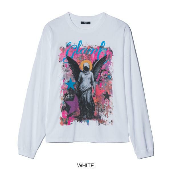 2025 冬 先行予約 10月下旬〜11月上旬入荷予定 glamb グラム Angel Long Sleeves T-Shirt Tシャツ 送料無料 キャンセル不可 atftps 2025 冬 先行予約 10月下旬～11月上旬入荷予定 glamb グラム Angel