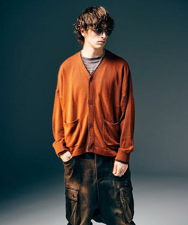 2025 冬 先行予約 11月下旬〜12月上旬入荷予定 glamb グラム Layered Cardigan カーディガン 送料無料 キャンセル不可 atftps 2025 冬 先行予約 11月下旬～12月上旬入荷予定 glamb グラム Layered