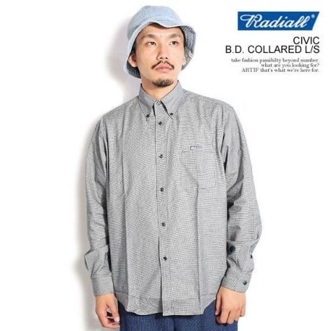 RADIALL ラディアル CIVIC - B.D. COLLARED L/S