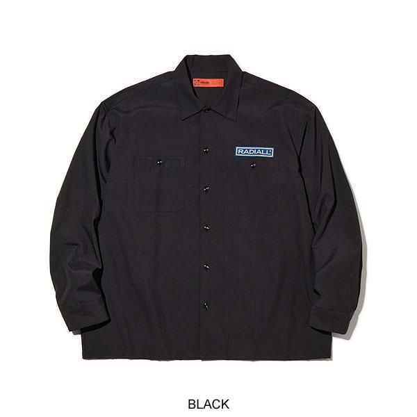 RADIALL ラディアル WHEELS - REGULAR COLLARED SHIRT L/S