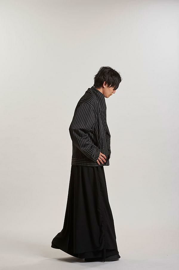 NO ID. BLACK ノーアイディー ショールカラードレープBIG-BLZ