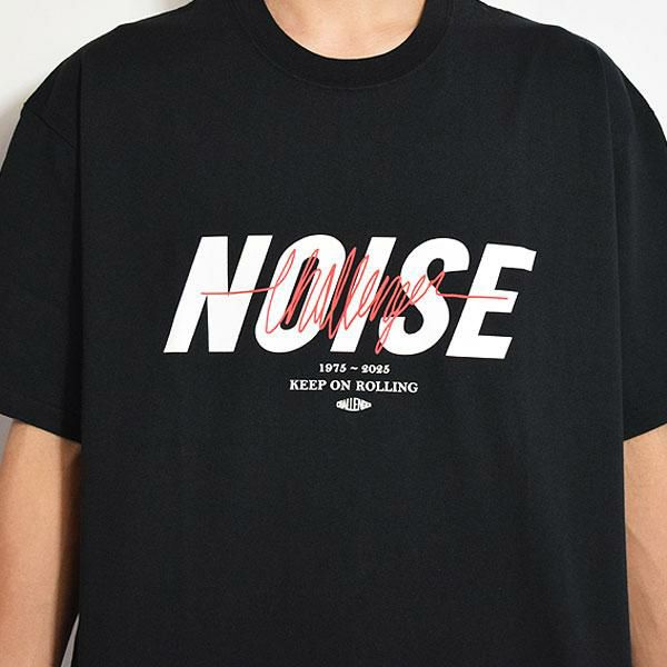 challenger NOISE TEE チャレンジャー　ブラック　L 長瀬 CHALLENGER チャレンジャー NOISE TEE Tシャツ (black
