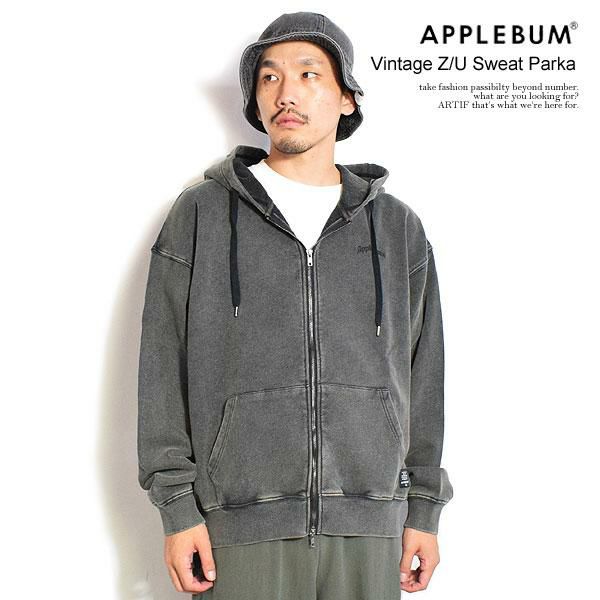 APPLEBUM アップルバム Vintage Z/U Sweat Parka