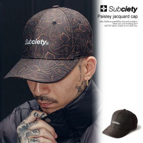 サブサエティ　キャップ　ブラック SUBCIETY(サブサエティ) キャップ・ハット | ARTIF [ストリート