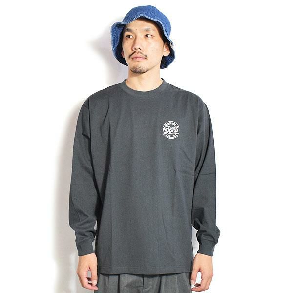 BEN DAVIS ベンデイビス CIRCLE LOGO L/S TEE[WIDE] -CHARCOAL-