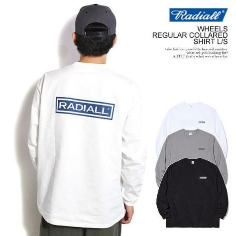 RADIALL ラディアル WHEELS - CREW NECK T-SHIRT L/S