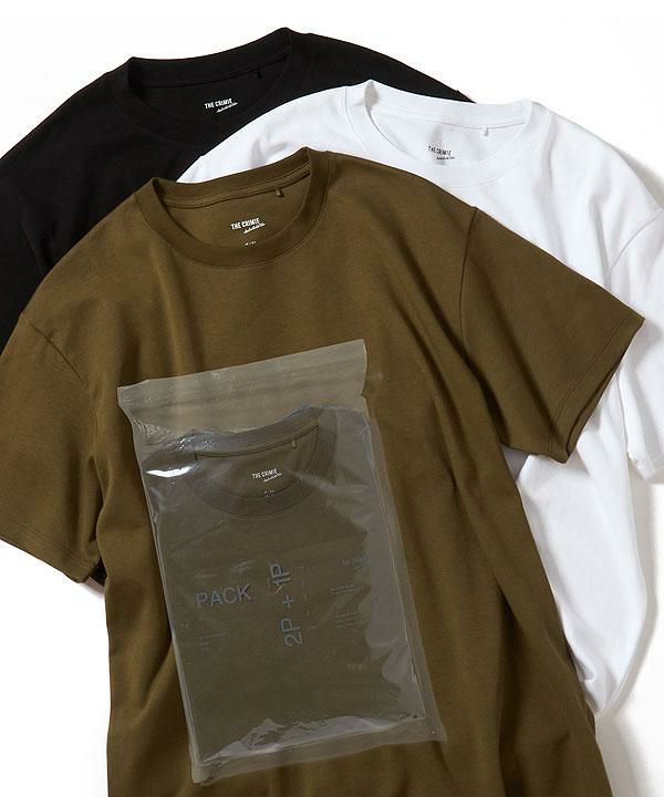 CRIMIE クライミー CREW NECK T-SHIRT 2P ＋ 1P SERVICE 3P PACK