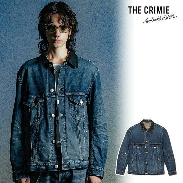 CRIMIE クライミー BORN FREE GARAGE USED SELVEDGE STRETCH DENIM JACKET
