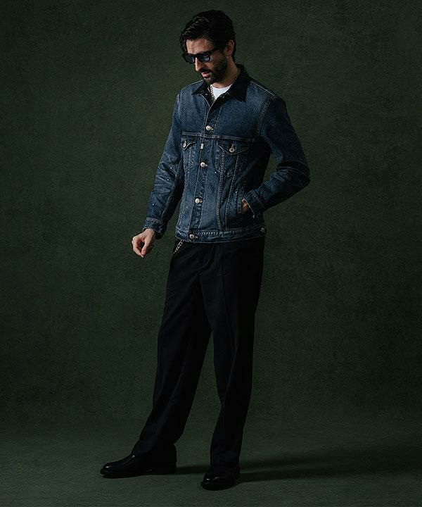 クライミーBORNFREE2 SELVEDGE GARAGEUSED ジャケット CRIMIE クライミー BORN FREE GARAGE USED SELVEDGE STRETCH DENIM JACKET