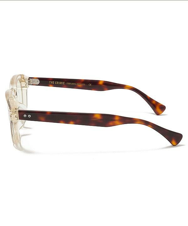 CRIMEのMIKE BIKER SHADE SUNGLASSESダークブラック CRIMIE サングラス