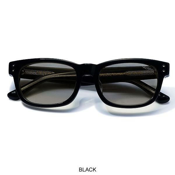 美品 CRIMIE ROB BIKER SHADE サングラス ブラック ブルー CRIMIE サングラス ROB BIKER SHADE SUNGLASSES / バイカー