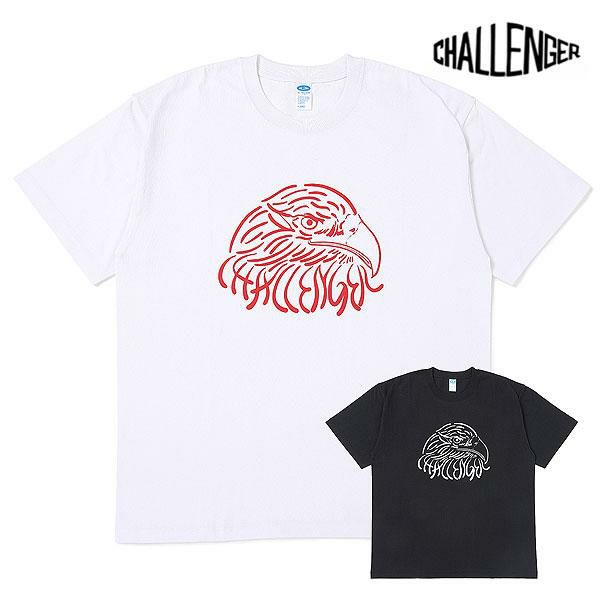 CHALLENGER チャレンジャー　L/S OVAL EAGLE TEE CHALLENGER L/S Oval Eagle Tee (White)