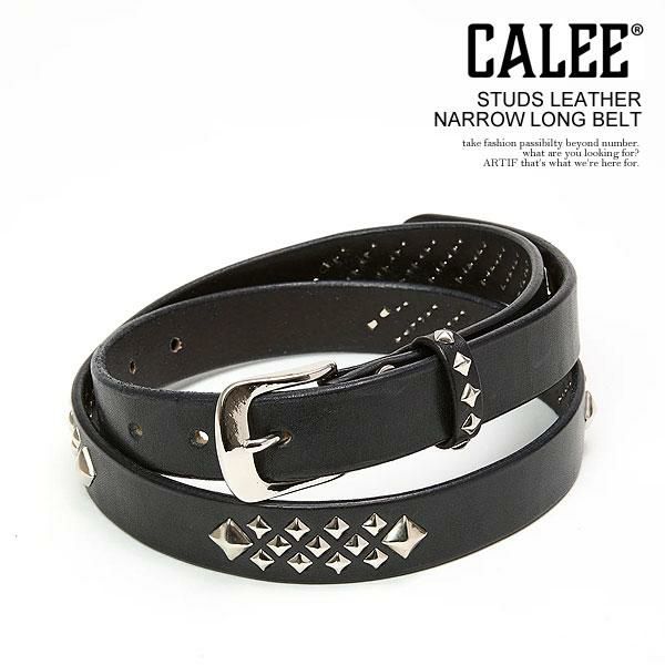 CALEE キャリー スタッズ カービング ベルト 本革レザー CALEE キャリー スタッズ カービング ベルト 本革レザー CALEE