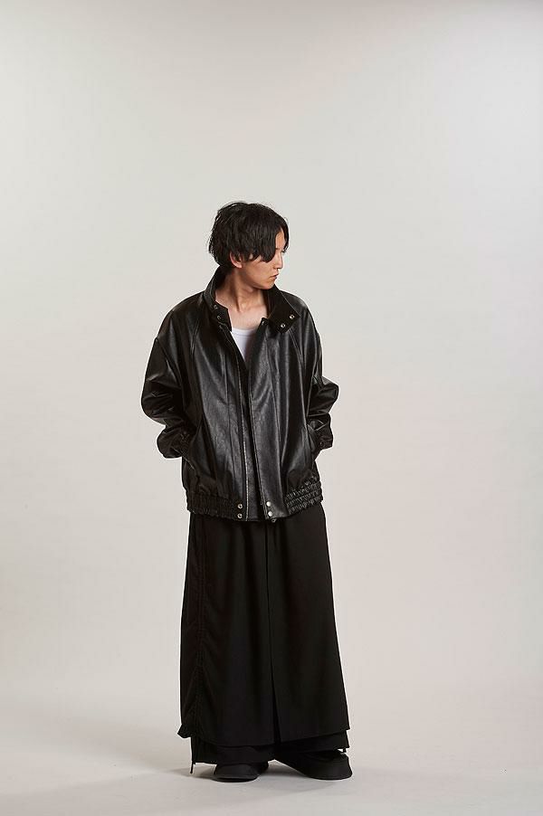 NO ID. ノーアイディー シンセティックレザーBIGトラックBLZ