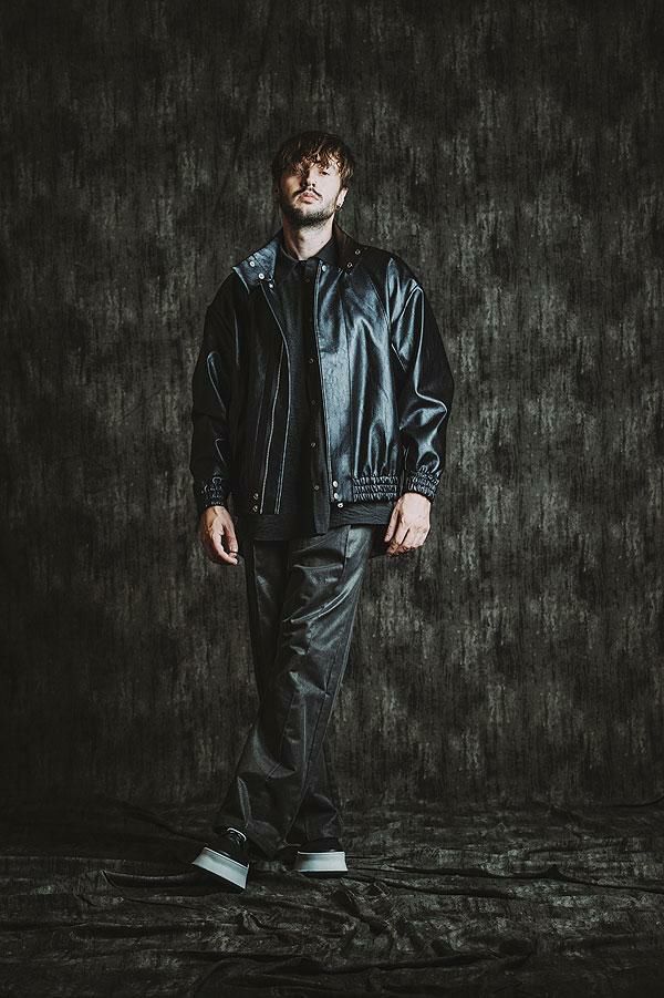 NO ID. ノーアイディー シンセティックレザーBIGトラックBLZ