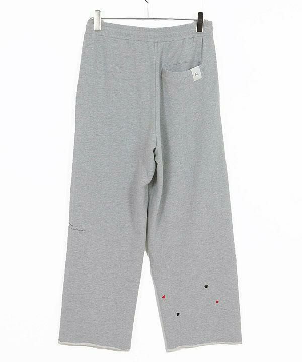 2025 秋冬 2nd 先行予約 10月中旬〜下旬入荷予定 GLIMCLAP グリムクラップ Card Stitch Emblem Sweatpants キャンセル不可 atfpts 2025 秋冬 2nd 先行予約 10月中旬～下旬入荷予定 GLIMCLAP グリム