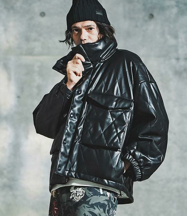 2025 秋冬 2nd 先行予約 11月上旬〜中旬入荷予定 GLIMCLAP グリムクラップ Synthetic Leather WEP Jacket ? Diamond Stitch Edition 2025 秋冬 2nd 先行予約 11月上旬～中旬入荷予定 GLIMCLAP グリム