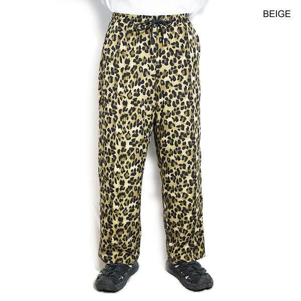 COACERVATE コアセルベート WIDE STRAIGHT LEOPARD PATTERN PANTS