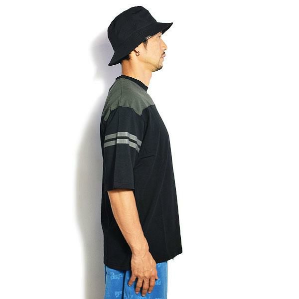 【美品】NYLON COTTON FOOTBALL TEE Nylon Light Cloth Football L/S Tee【BLACK】｜COOTIE