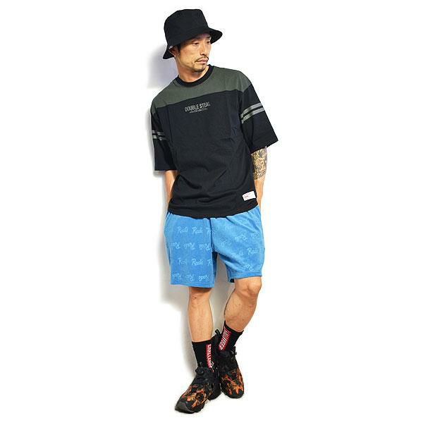 【美品】NYLON COTTON FOOTBALL TEE LAT Mens Fine Jersey Crew Neck Short Sleeve Football Tee