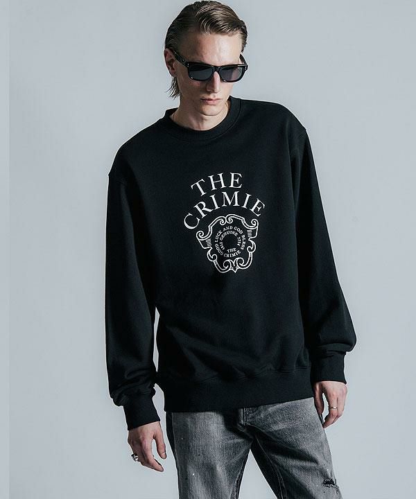 CRIMIE クライミー EMBLEM LOGO CREW NECK SWEAT