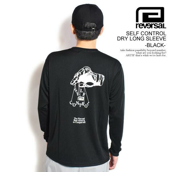 reversal リバーサル SELF CONTROL DRY LONG SLEEVE -BLACK- | ARTIF